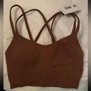 NWT Lululemon Like a Cloud Longline Bra Light Support, B/C Cup. Size 2